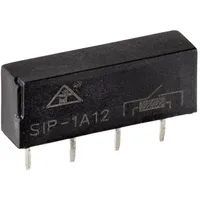 TRU Components SIP1A12 Reed-Relais 1 Schließer 12 V/DC 0.5A
