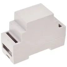 TRU Components TC-7910732 Hutschienen-Gehäuse 34 x 89 x 63 ABS-V0 Grau 1St.