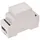 TRU Components TC-7910732 Hutschienen-Gehäuse 34 x 89 x 63 ABS-V0 Grau 1St.