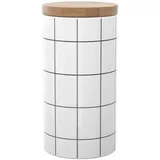Intirilife Vorratsdose Keramik weiß 10 x 18,5 cm 1000 ml