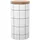 Intirilife Vorratsdose Keramik weiß 10 x 18,5 cm 1000 ml