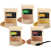 PINI Räucherchips Set 5 x 1 l Buche Kirsche Apfel Eiche Erle