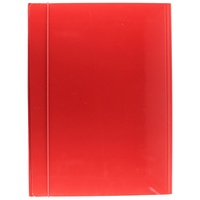 Esselte 390346090 Set von 5 Folders drei Kunststoff-Klappen, 550 gr / mq, A4, Rot, Kapazität: 150 Blatt