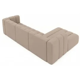 kaiser möbel Ecksofa L-Form GRAND 318 cm, stoff Salvador, Beige, Links - Beige