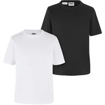 URBAN CLASSICS Organic Basic Kurzarm-T-Shirt 2 Einheiten White / Black 122-128 cm