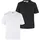 URBAN CLASSICS Organic Basic Kurzarm-T-Shirt 2 Einheiten White / Black 122-128 cm