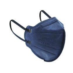 KingFa FFP2 NR D Atemschutzmaske, guter Atemkomfort, ohne Ventil KF-H 9421-Navy , 1 Packung = 10 Stück, einzeln verpackt, blau