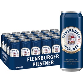 Flensburger Brauerei Flensburger Pilsener, Bier Dose Einweg (24 X 0.5 L) Dosentray