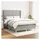 vidaXL Boxspringbett 140 x 200 cm Hellgrau
