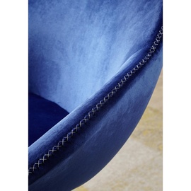 Wohnling Mid.you Sessel Blau Textil 70x79x70 cm