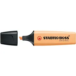 Textmarker - STABILO BOSS ORIGINAL Pastel - Einzelstift - sanftes Orange