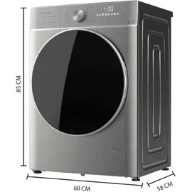 Cecotec DressCode 10800 Inverter Waschmaschine Steel (10 kg, 1400 U/min)