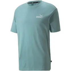 PUMA Ess+ Metallic Relaxed T-Shirt Herren mineral blue S