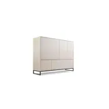 bettso Highboard 160 x 120,5 cm Beige