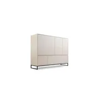 bettso Highboard 160 x 120,5 cm Beige