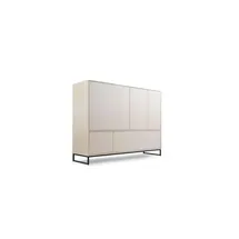 bettso Highboard 160 x 120,5 cm Beige