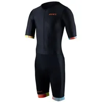 Zone3 Activate+ Kurzarm-trisuit - Black / Neon - S