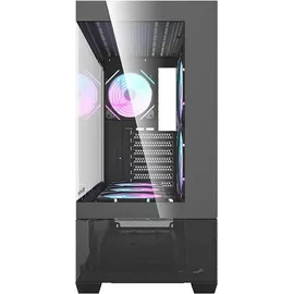darkFlash DS900 AIR Schwarz + 6 ARGB-Lüfter