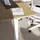 Yaasa Schreibtisch Desk Essential 140 x 80 cm Eiche hell/Weiß