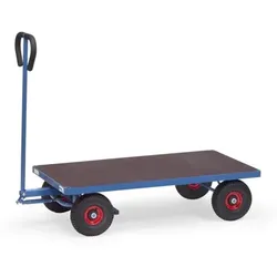 Handwagen mit Plattform 4002V, Tragkraft 500kg - blau