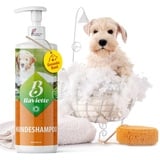 Baviette Hundepflege-Set: Biologisches Hundeshampoo mit Mikroorganismen für Gesunde Haut und Glänzendes Fell – Geruchslos (Hundeshampoo 500ml)