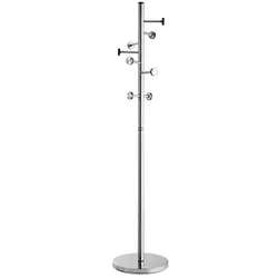 ALCO Kleiderständer 2812 silber Metall 8 Haken 41,0 x 182,0 cm