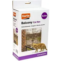 Karlie Balkon Katzennetz - Transparent - 8x3 m
