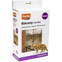 Karlie Balkon Katzennetz - Transparent - 8x3 m