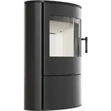 krakti Kaminofen aus Stahl AB/S/2/ROLLO 10 kW Ø 150 Verkleidung weiss