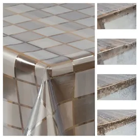 Laro Tischdecke Laro Premium Line 170 x 100 cm Braun