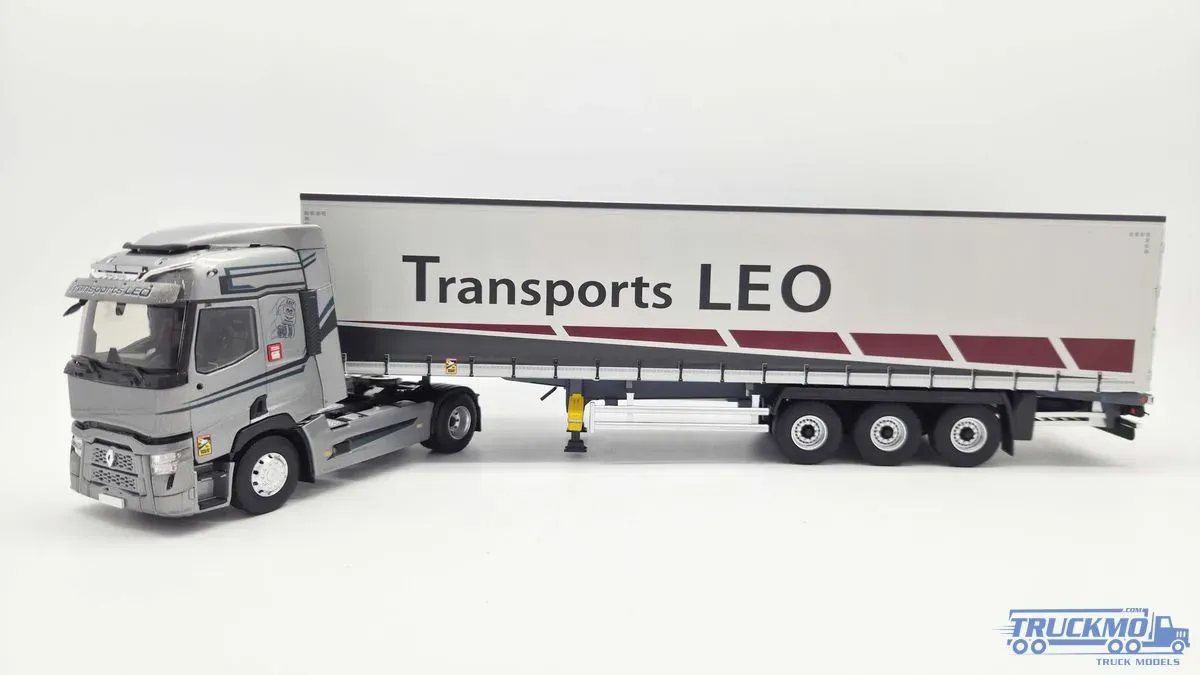 Eligor Transports Leo Renault T 480 2021 Gardinenplanenauflieger 118723