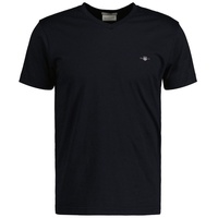 GANT T-Shirt mit V-Ausschnitt - Schwarz - XL