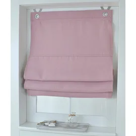 Kutti Raffrollo Ösenrollo Dimout Rose ca. 45 x 130 cm