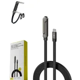 240w Stand datenkabel,kickcable 2-in-1 Stand Charging Cable,ladekabel mit ständer,chargestand 2-in-1 Cable, Invisible Holder Charge, Braided Fast Invisible Holder,for Smartphones/Tablets