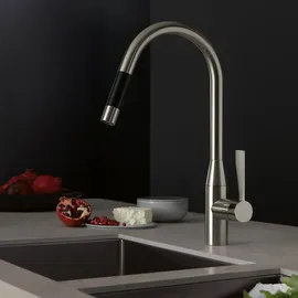 Dornbracht Sync Pull-Down mit Brausefunktion - brushed Dark Platinum