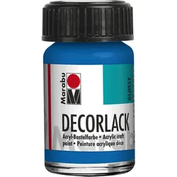 Marabu 113039095 Marabu Decorlack Acryl Azurblau 095, 15 ml