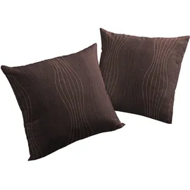 Wirth Kissenbezug Riccia 40 x 40 cm Lila