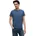 Stretch Slim Fit Tee blau XXL