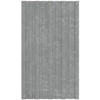 VidaXL Dachpaneele 36 Stk. Verzinkter Stahl Silbern 80x45 cm
