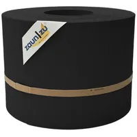 Zaunzu® zaun|zu® Sichtschutz PP für Doppelstabmatten Zaunblende Schwarz, 35m