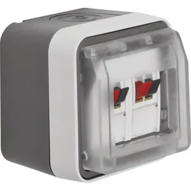 Berker Lautsprecherdose Stereo lichtgrau 11963515
