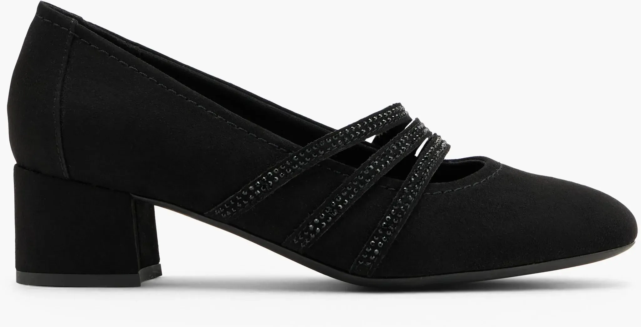 Easy Street  Pumps Schwarz, Damen, Größe: 7, Material: Synthetik/Textil - Easy Street  Pumps Schwarz, Damen, Größe: 7, Material: Synthetik/Textil - woman - Schwarz