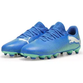 Puma Future 7 Play FG/AG Fußballschuhe Kinder 01 hyperlink blue/mint/white 38