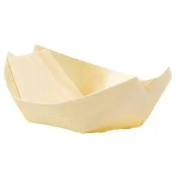 greenbox - Holz-Schiffchen 8 cm, 100 St.