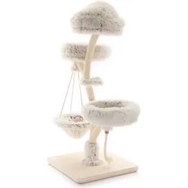 Wiltec Designer Kratzbaum 130 cm braun