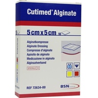 BSN Medical Cutimed Alginate Alginatkompressen 5x5 cm 10 St