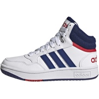 adidas Hoops Shoes-Mid (Non-Football), FTWR White/Victory Blue/Better Scarlet, 37 1/3 EU