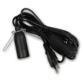 McPower Euro-Netzkabel mit Schnurschalter Lampenfassung