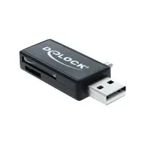 DeLock Micro USB OTG Card Reader + USB A Stecker