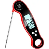 Thermometer, Edelstahl-Klappgrillsonde, elektronisches Fleischthermometer